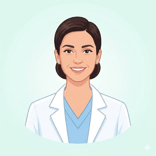 Dr. Mihriban TÜRKER için doktor illüstrasyonu